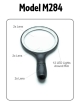 12 LED JUMBO MAGNIFYING GLASS 2X & 5X LENSES