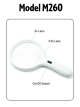 XL MAGNIFYING GLASS 2X & 3.5X LENSES WITH 3 LED LIGHTS